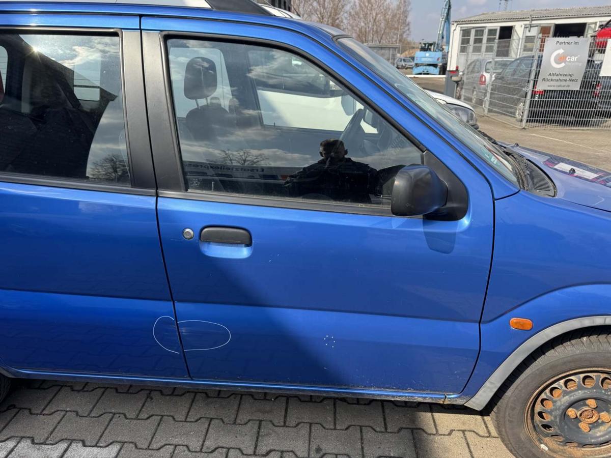Suzuki Ignis FH original T&uuml;r vorn rechts Z2J Cyprus Blue 5-T&uuml;rer Rohbau Bj.2003